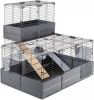 Ferplast Multipla Double Dierenverblijf 107.5x72x96.5 cm Grijs online kopen