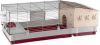 Ferplast Knaagdierenkooi Krolik 140 Plus Dierenverblijf 142x60x50 cm Grijs Rood online kopen