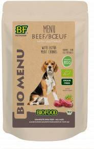 Biofood Organic Rund menu natvoer hond(zakjes 150 gr)2 x(15 x 150 gr ) online kopen