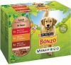 Bonzo Vitafit Adult maaltijdzakjes met rund, kip, lam en groenten in saus hondenvoer 4 x(12 x 100 gr ) online kopen
