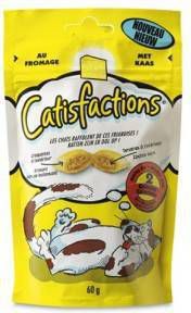 Catisfactions Kattensnoepjes 60 g Kattensnack Kaas online kopen