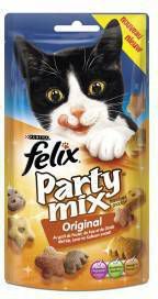 Felix Party Mix Original kattensnoep 60 gram 8 x 60 gr online kopen