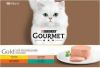 Gourmet Gold 12x + Mon petit 6 pack gratis! Gold Mousse 12 x 85 g Mix(Konijn, kip, zalm & nieren ) online kopen