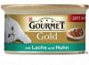 Gourmet Gold met zalm en kip in saus kattenvoer 2 trays(48 x 85 gr ) online kopen