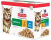 Hill's Hill&apos, s Kitten Favourite Selection combi kip/met zeevis nat kattenvoer 85 gr 2 dozen(24 x 85 gr ) online kopen