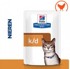 K/D Kidney Care Kattenvoer met Kip Bestel ook natvoer 12 x 85 g Hill’s Prescription Diet – k/d Kidney Care Chicken online kopen