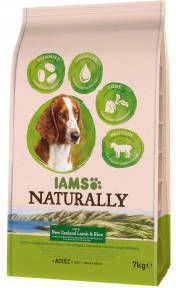 Iams 2x Naturally Dog Adult New Sealand Lam&amp, Rijst 2, 7 kg online kopen