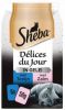 Sheba Délices du Jour met tonijn/zalm in gelei kattenvoer(6 x 50 g)Per verpakking online kopen