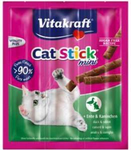 Vitakraft Catstick Classic eend & konijn kattensnoep 10 x 3 sticks online kopen
