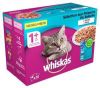 Whiskas 1+ Vis Selectie in gelei multipack 12 x 100g Per 2 verpakkingen(12 x 100g ) online kopen