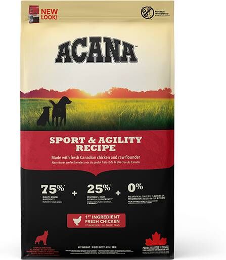 Acana Heritage Sport & Agility hondenvoer 2 x 11, 4 kg online kopen
