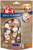 8in1 Delights Kauwknook Triple Flavour Hondensnacks Kip Varken Rund 294 g 21 stuks online kopen