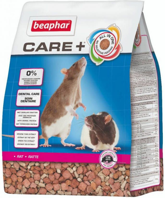 Beaphar Care Plus Rat Rattenvoer 1.5 kg online kopen