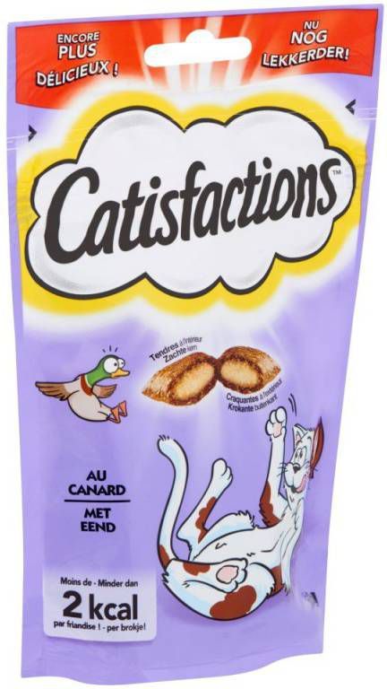 Catisfactions Kattensnoepjes 60 g Kattensnack Kip&Eend online kopen