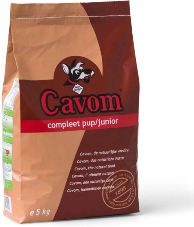 Cavom Compleet Pup/Junior Rund&Vlees Hondenvoer 20 kg online kopen