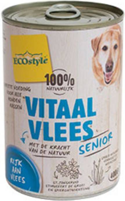VITALstyle Blik Vitaal Vlees Senior Hondenvoer 400 g online kopen