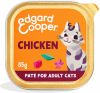 16x Edgard&amp, Cooper Kattenvoer Adult Pate Kip 85 gr online kopen