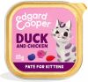 Edgard&Cooper Kuipje Paté Voor Kittens Kattenvoer Eend Kip 85 g online kopen