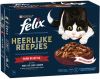 Felix Heerlijke Reepjes Farm Selectie kattenvoer(box 12x80 gram)48 x 80 gr Vis selectie + 48 x 80 gr Farm selectie online kopen