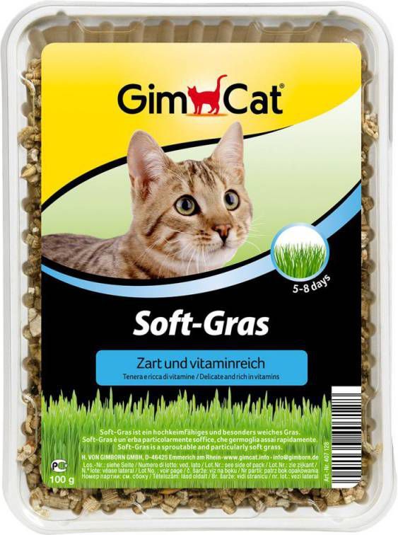 GimCat Soft Gras Kattensnack Natuur 100 g online kopen