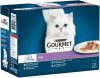 Gourmet Perle Mini Filet in saus met kalkoen/eend/tonijn/lam nat kattenvoer 85 gr zakjes 8 x(12 x 85 gr ) online kopen