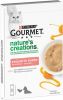 Gourmet Nature&apos, s Creations Exquisite Puree Kattensnack Zalm Wortel 5x10 g online kopen