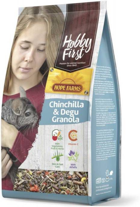 HobbyFirst Hope Farms Chinchilla & Degu Granola Chinchillavoer 2 kg online kopen