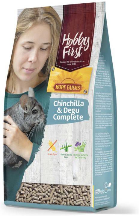 HobbyFirst Hope Farms Chinchilla & Degu Complete Chinchillavoer 1.5 kg online kopen
