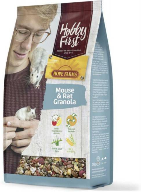 HobbyFirst Hope Farms Mouse & Rat Granola Rattenvoer 800 g online kopen