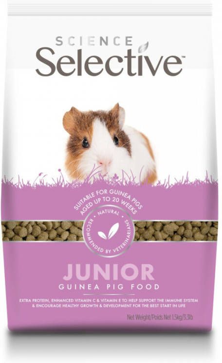 Supreme Science Selective Guinea Pig Junior Caviavoer 1.5 kg online kopen