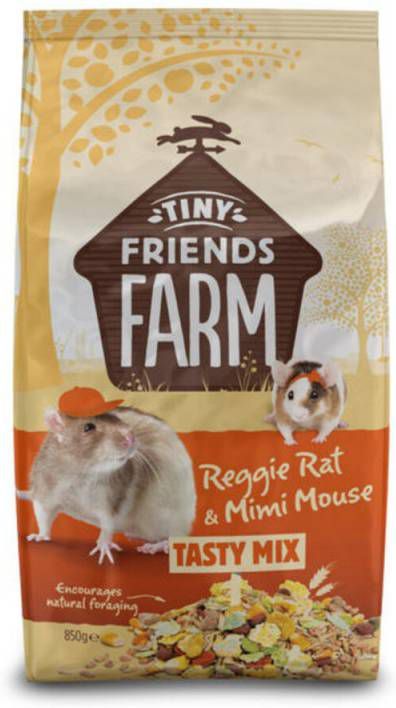 Tiny Friends Farm Reggie Rat & Mimi Mouse Rattenvoer 2.5 kg online kopen