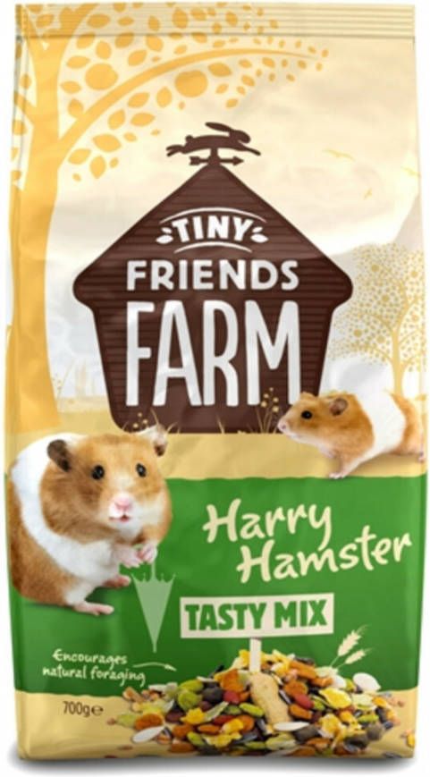 Tiny Friends Farm Harry Hamster Compleet Hamstervoer 700 g online kopen