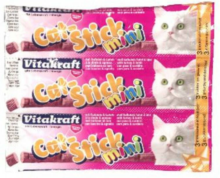 Vitakraft Catstick Classic kalkoen & lam kattensnoep 10 x 3 sticks online kopen