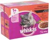 Whiskas Multipack Maaltijdzakjes Adult 12x100 g Kattenvoer Vlees&Groente&Saus online kopen