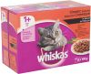 Whiskas Multipack Maaltijdzakjes Adult 12x100 g Kattenvoer Vlees&Groente&Saus online kopen