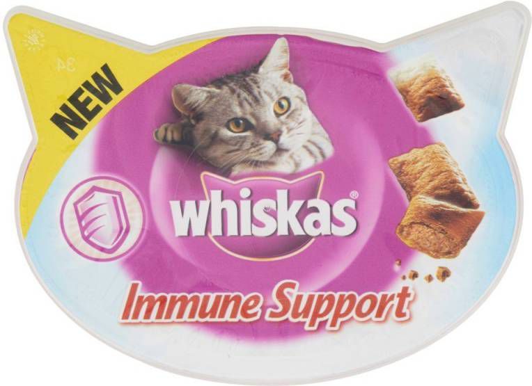 Whiskas Immune Support Kattensnoep 10 x 50 gr online kopen