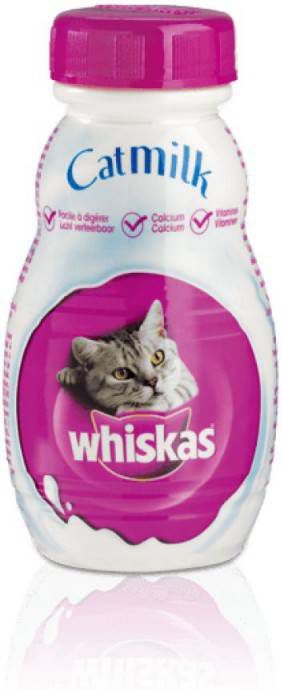 Whiskas Catmilk Kattensnack Melk 200 ml online kopen