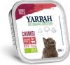 Yarrah 24 + 6 Gratis! Bio Chunks of Paté, Kattenvoer Bio Chunks Kip met Bio Kip & Rund online kopen