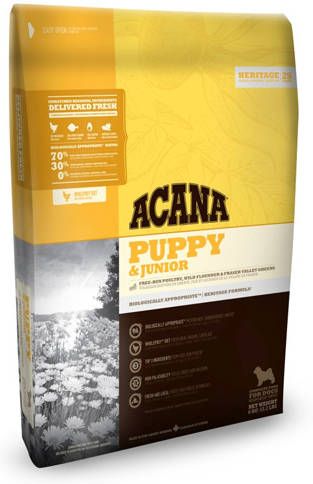 Acana Heritage Puppy & Junior Kip&Kalkoen Hondenvoer 340 g online kopen