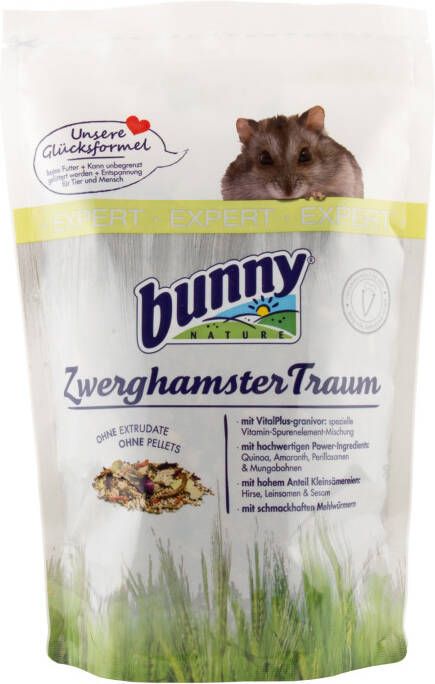 Bunny Nature Dwerghamsterdroom Expert Caviavoer 500 g online kopen