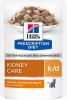 Hill&apos, s Prescription Diet K/D Kidney Care kattenvoer met kip 85 g zakje 4 dozen(48 x 85 gr ) online kopen