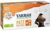 Yarrah 4x Biologisch Hondenvoer Multipack Paté Graanvrij Kip Kalkoen Rund 6 kuipjes online kopen