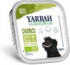 Yarrah Natvoer Hond Kuipje Chunks met Kip & Groenten Bio 12 x 150 g online kopen