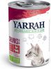 Yarrah 405g biologisch chunks Kip & rund met brandnetel & tomaat Kattenvoer online kopen