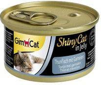 GimCat ShinyCat in Jelly Tonijn met Garnalen 24 x 70 gram online kopen