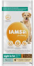 Iams for Vitality Adult Light in Fat hondenvoer 12 + 3 kg gratis online kopen