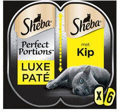 Sheba Perfect Portions Luxe Paté met kip nat kattenvoer 6 x 37, 5g Per 4 online kopen