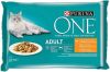Purina One Adult Kat Kattenvoer Kip Sperziebonen 4x85 g online kopen
