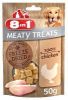 8in1 10% korting! 50 g/80 g Hondensnacks Meaty Treats Eend(50 g ) online kopen