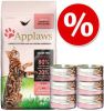 Applaws Gemengd Probeerpakket Droog & Natvoer in Voordeelset 2 kg Adult Kip & Eend + 6 x 70 g Kippenborst met Eend online kopen